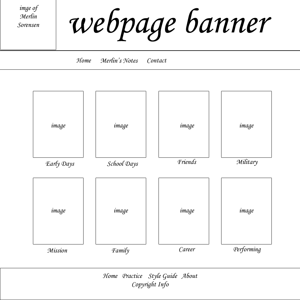 Merlin's Notes Wireframe 1 image